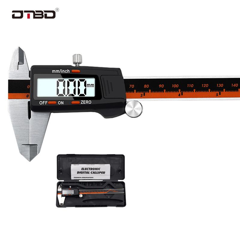 Stainless Steel Digital Display Caliper 150mm Fraction MM Inch High Precision Stainless Steel LCD Vernier Caliper
Stainless Steel Digital Display Caliper 150mm Fraction MM Inch High Precision Stainless Steel LCD Vernier Caliper