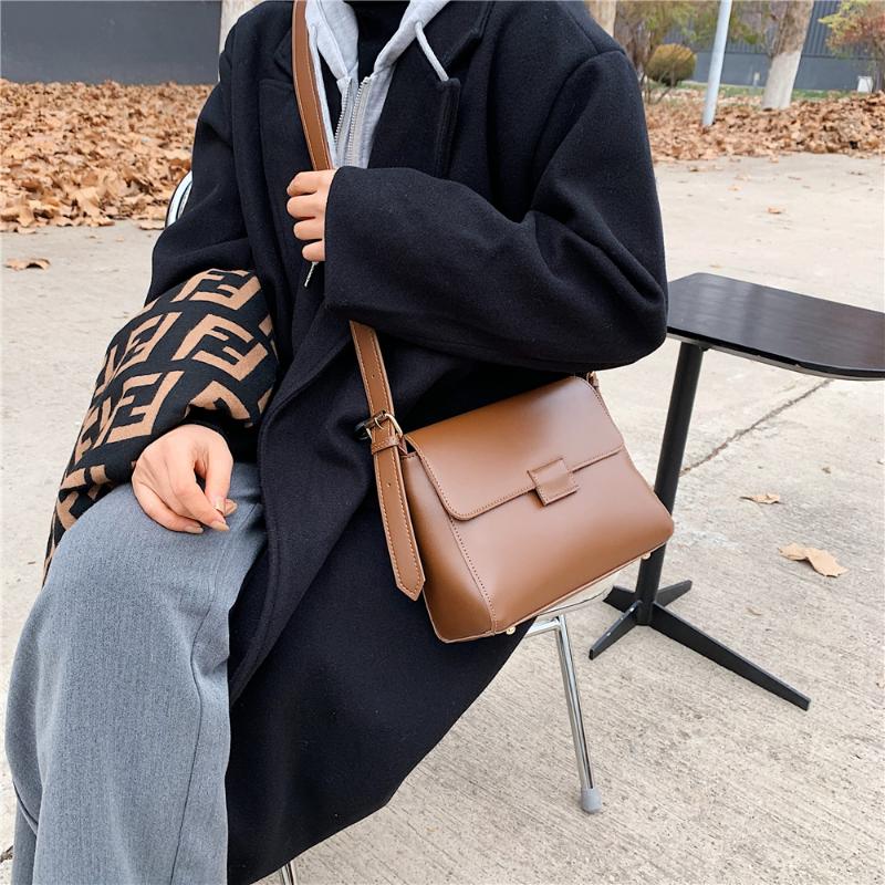 Soft PU Leather Shoulder Bags For Women 2021 New Fashion Female Crossbody Bag With 115cm Wide Shoulder Strap Black Brown
Soft PU Leather Shoulder Bags For Women 2021 New Fashion Female Crossbody Bag With 115cm Wide Shoulder Strap Black Brown
