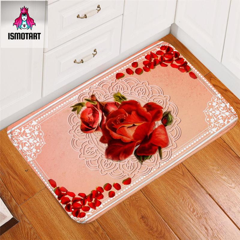 Rose by Ismot Esha Carpet Flower Non-slip Soft Area Rug Floral Pink Floor Mat 3D Print Petal Doormat For Bedroom 50x80cm, Royal hippie 
Rose by Ismot Esha Carpet Flower Non-slip Soft Area Rug Floral Pink Floor Mat 3D Print Petal Doormat For Bedroom 50x80cm, Royal hippie