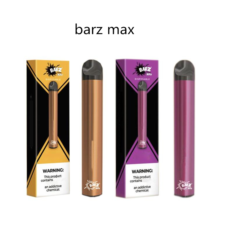 Barz Max 600 puffs Disposable E Cigarette With 420mah Battery 2ml Pre-filled Vape Cartridge Starter Kit Air bar lux puff xxl
Barz Max 600 puffs Disposable E Cigarette With 420mah Battery 2ml Pre-filled Vape Cartridge Starter Kit Air bar lux puff xxl
