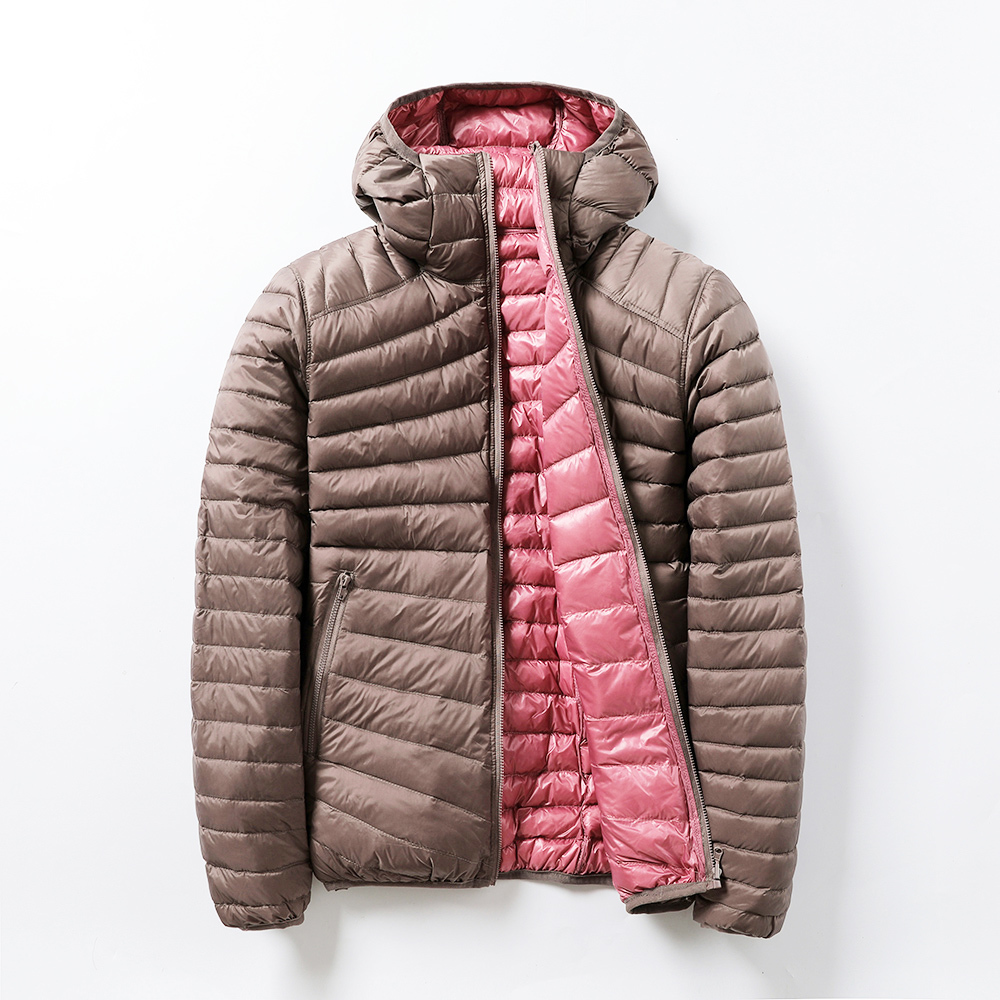 Women Down Jacket Women Parks Ultra Light Feather Double Side Windbreaker Reversible Autumn Winter Female Coat Brand Tops 201109, Purplerose
Women Down Jacket Women Parks Ultra Light Feather Double Side Windbreaker Reversible Autumn Winter Female Coat Brand Tops 201109, Purplerose