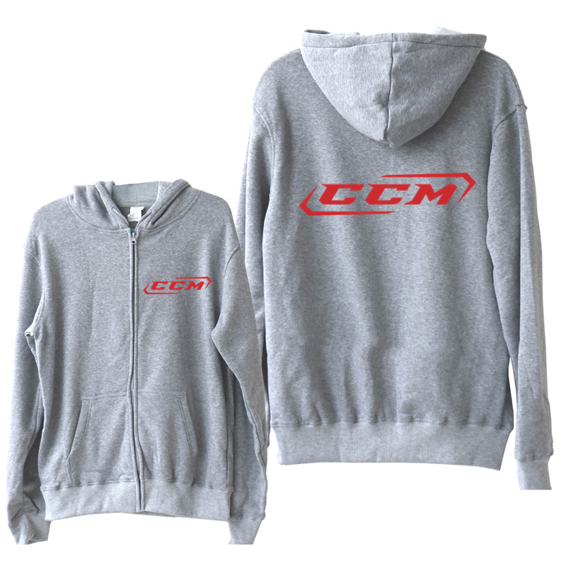New CCM Hoodies Autumn Fleece Zipper Jacket CCM Sweatshirt Men Pullover Y201001