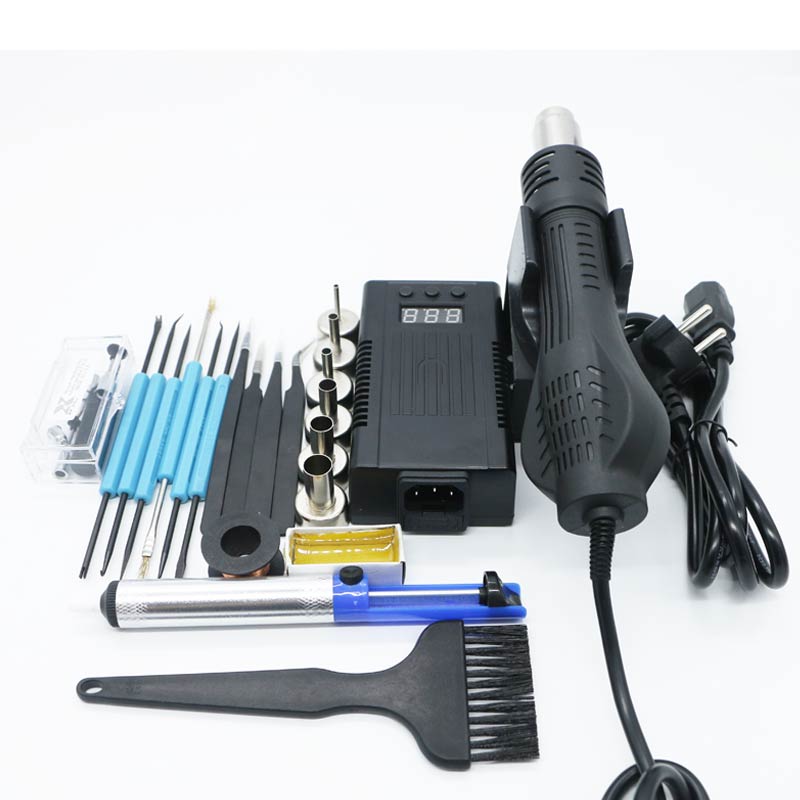 New 700w 220/110 Portable BGA Rework Solder Station Hot Air Blower Heat Gun 8858 Better Hand-held better than YIHUA Saike
New 700w 220/110 Portable BGA Rework Solder Station Hot Air Blower Heat Gun 8858 Better Hand-held better than YIHUA Saike