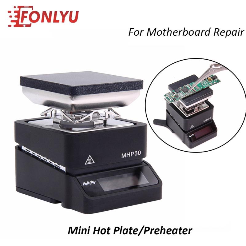 MHP30 Mini Hot Plate Heating Tool Portable Volume Built-in OLED Display Hot Plate Preheater For Phone PCB Motherboard Repair
MHP30 Mini Hot Plate Heating Tool Portable Volume Built-in OLED Display Hot Plate Preheater For Phone PCB Motherboard Repair