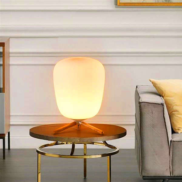 Hot selling Ultra Modern Mini Fashion Frosted Glass Lampshade and Wooden Bracket Texture Study Table Lamp with Light Source US Plug
Hot selling Ultra Modern Mini Fashion Frosted Glass Lampshade and Wooden Bracket Texture Study Table Lamp with Light Source US Plug