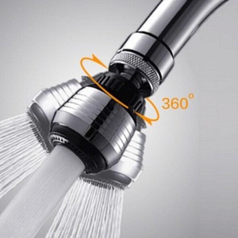 

360 Degree Aerator Water Bubbler Swivel Head Kitchen Filter Faucet Nozzle Rotary Faucet Shower Head Tap for Bathroom Kitchen