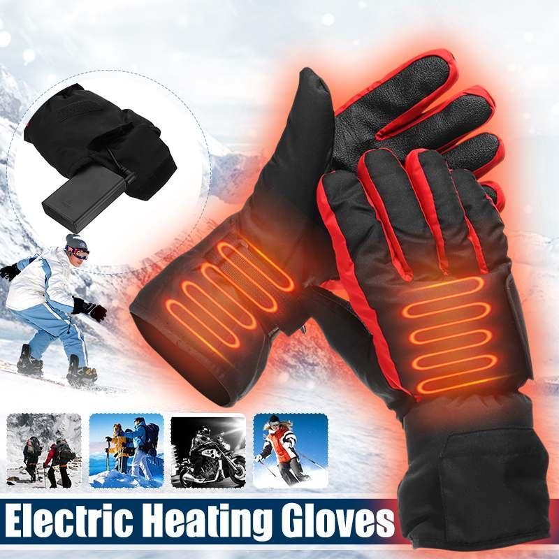 Winter Thermal Ski Electric Heated Gloves Sock Men Women Winter Skiing Electric Heated Skiing Gloves Waterproof for Outdoor Warm1, Red 
Winter Thermal Ski Electric Heated Gloves Sock Men Women Winter Skiing Electric Heated Skiing Gloves Waterproof for Outdoor Warm1, Red