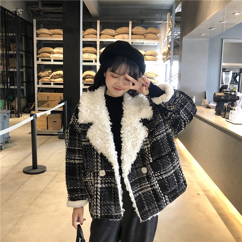 2021 New Women's Winter Wool Plaid Plush Loose Seam Hot, Lapel Long New Fashion Fragrance Jacket1gz 5br6, Photo color
2021 New Women's Winter Wool Plaid Plush Loose Seam Hot, Lapel Long New Fashion Fragrance Jacket1gz 5br6, Photo color