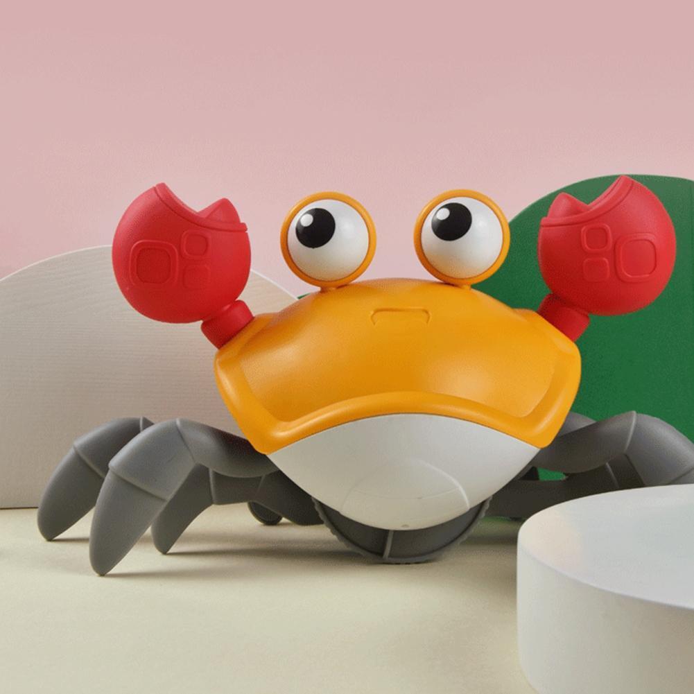 Bath Toys Big Crab Clockwork Baby Infant Water Classic Toy Beach Toys For Baby Drag Baby Bath Tub Summer Toy For Kids LJ201019