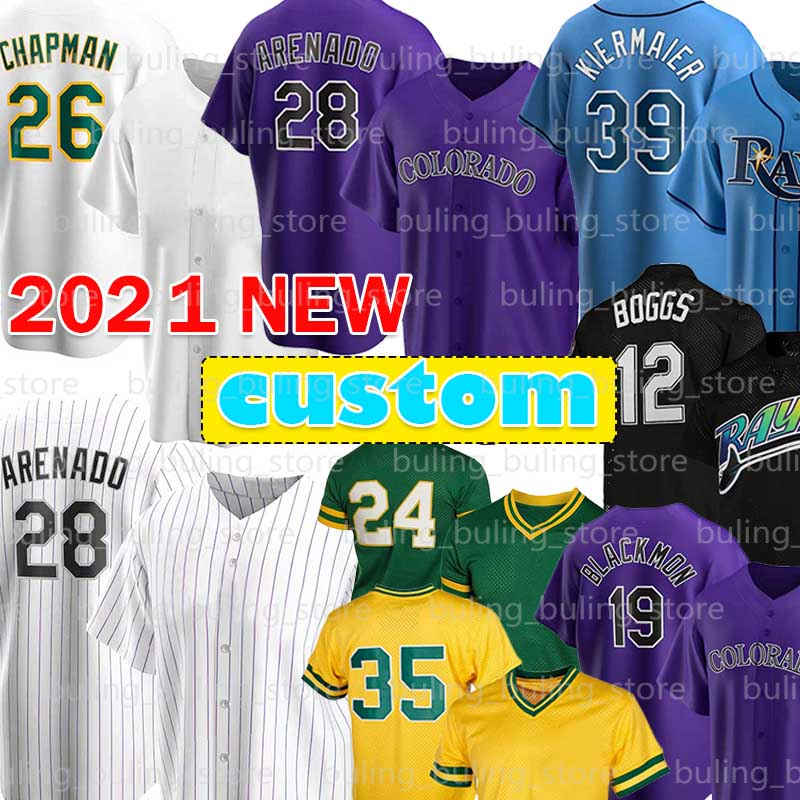 28 Nolan Arenado 26 Matt Chapman Jersey 39 Kevin Kiermaier 19 Charlie Blackmon Custom 27 Trevor Story 2 Khris Davis 24 Rickey Henderson, Blue;black
28 Nolan Arenado 26 Matt Chapman Jersey 39 Kevin Kiermaier 19 Charlie Blackmon Custom 27 Trevor Story 2 Khris Davis 24 Rickey Henderson, Blue;black
