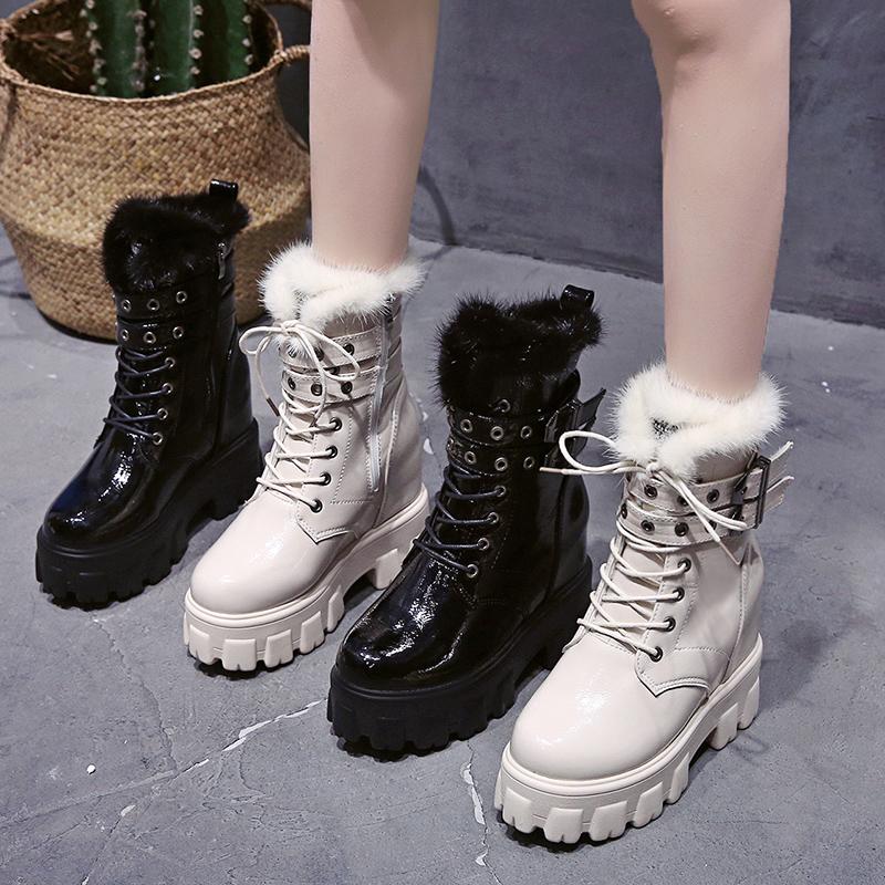 2021 New Women Boots Winter Warm Snow Boots Women Faux pu Ankle For Female Winter Shoes Botas Mujer Plush Shoes Woman hot
2021 New Women Boots Winter Warm Snow Boots Women Faux pu Ankle For Female Winter Shoes Botas Mujer Plush Shoes Woman hot