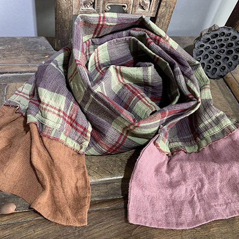 Johnature Autumn Winter 2020 New Retro Patchwork Plaid All-match Scarfs Cotton Linen Comfortable Women Warm Long Fashion Scarf
Johnature Autumn Winter 2020 New Retro Patchwork Plaid All-match Scarfs Cotton Linen Comfortable Women Warm Long Fashion Scarf