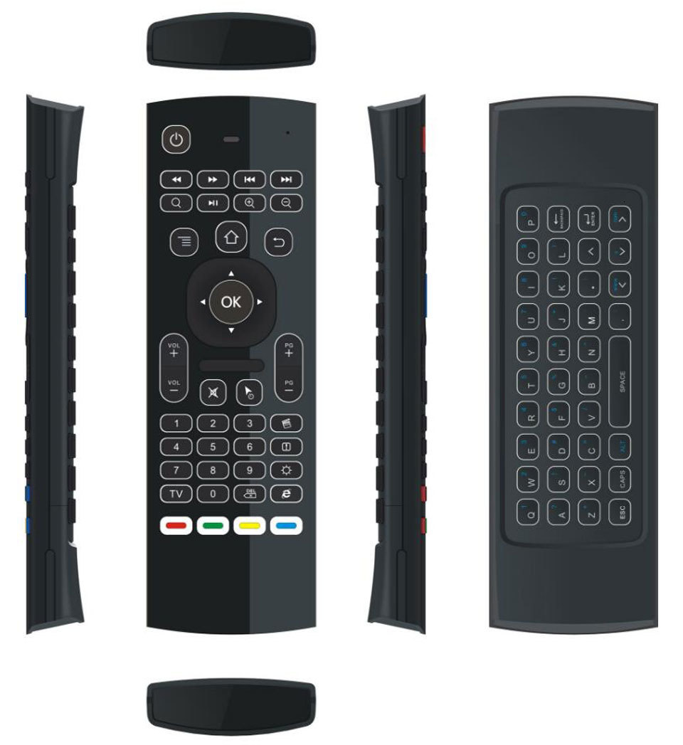 10pcs MX3 T3 backlit Without Microphone Mini 2.4GHz Wireless Gyroscope Keyboard Air Mouse Remote G-Sensor For Android TV BOX PC dongle
10pcs MX3 T3 backlit Without Microphone Mini 2.4GHz Wireless Gyroscope Keyboard Air Mouse Remote G-Sensor For Android TV BOX PC dongle