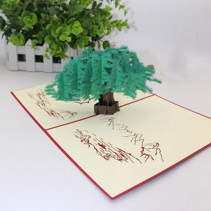Chinese Style 3D Handmade Verdant Pine And Cypress Paper Invitation Greeting Cards PostCard Business Teachers' Day Creative Gift
Chinese Style 3D Handmade Verdant Pine And Cypress Paper Invitation Greeting Cards PostCard Business Teachers' Day Creative Gift