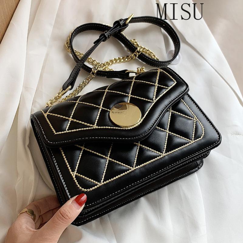Diamond Lattice Crossbody Bag for Women 2021 Chain Brand Designer PU Leather Fashion Shoulder Bag Lady Luxury Small Handbags, Black
Diamond Lattice Crossbody Bag for Women 2021 Chain Brand Designer PU Leather Fashion Shoulder Bag Lady Luxury Small Handbags, Black