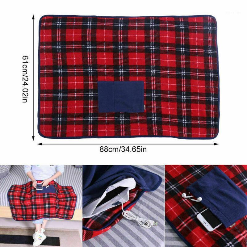 Electric Blanket USB 5V Heated Blanket with Small Pocket, 8x65cm Safety Winter Warm Heating Carpet for Home Baby Car Office1
Electric Blanket USB 5V Heated Blanket with Small Pocket, 8x65cm Safety Winter Warm Heating Carpet for Home Baby Car Office1