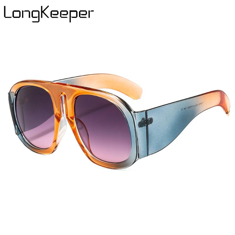 LongKeeper New Oversized Sunglasses Women Retro Big Frame Flat Top Sun Glasses Ladies Trendy Round Gradient Shades
LongKeeper New Oversized Sunglasses Women Retro Big Frame Flat Top Sun Glasses Ladies Trendy Round Gradient Shades