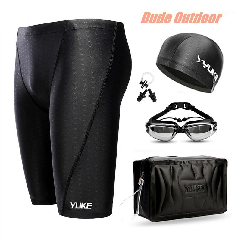 Professional Mens Swim Trunks, cap, goggles and Carry bag Suite for men swimming trunks waterproof coating dry fabric Plus Size1
Professional Mens Swim Trunks, cap, goggles and Carry bag Suite for men swimming trunks waterproof coating dry fabric Plus Size1