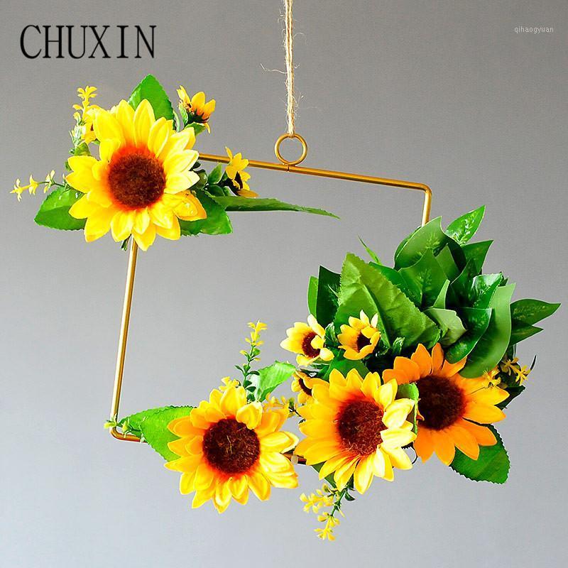American style Wall hanging Iron art ornaments artificial flower wreath home wall decoration restaurant hanging decoration1
American style Wall hanging Iron art ornaments artificial flower wreath home wall decoration restaurant hanging decoration1