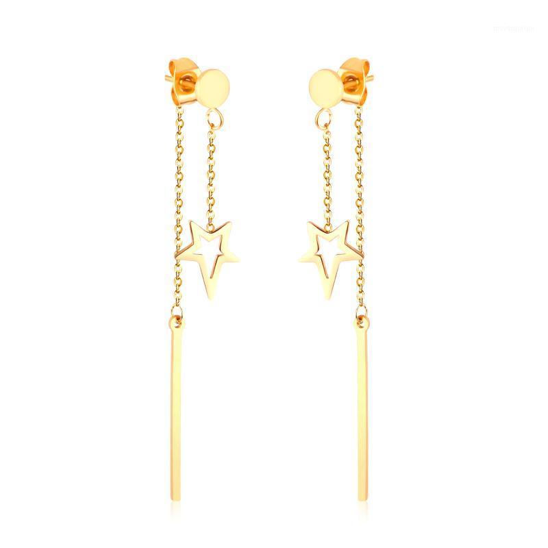 LUXUKISSKIDS Gold Drop Star Double Side Earings Long Stainless Steel Dangle Fashion Jewelry Korean Earring Set For Women's1
LUXUKISSKIDS Gold Drop Star Double Side Earings Long Stainless Steel Dangle Fashion Jewelry Korean Earring Set For Women's1
