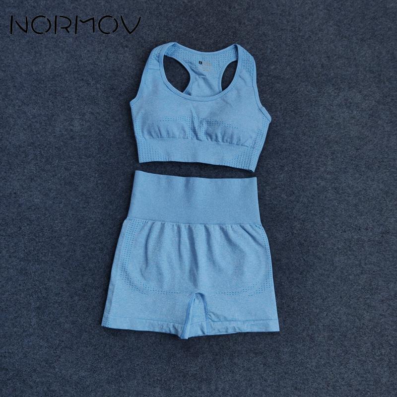 NORMOV Seamless Yoga Set 2 PCS Women Sexy Sports Bra+High Waist Fitness Shorts Gym Set Running Sportswear Workout Sports Suits, Wine red
NORMOV Seamless Yoga Set 2 PCS Women Sexy Sports Bra+High Waist Fitness Shorts Gym Set Running Sportswear Workout Sports Suits, Wine red