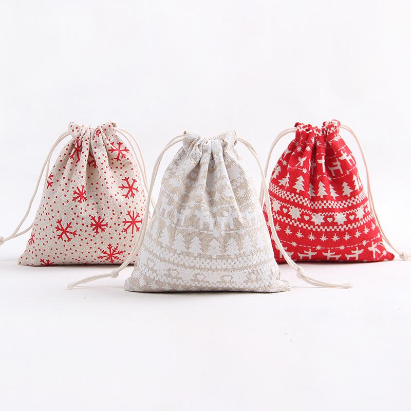 Christmas Tree Sowflake Patern Candy Chocolate Jewelry Packing Bag 10pcs Cotton Drawstring Bags Small Clothes Packing Pouch
Christmas Tree Sowflake Patern Candy Chocolate Jewelry Packing Bag 10pcs Cotton Drawstring Bags Small Clothes Packing Pouch