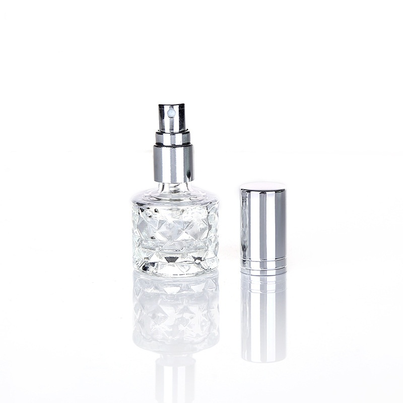 8ml Mini Crystal Glass Essential Oil Perfume Bottle nail polish empty bottles Spray Atomizer Portable Travel Cosmetic Container
