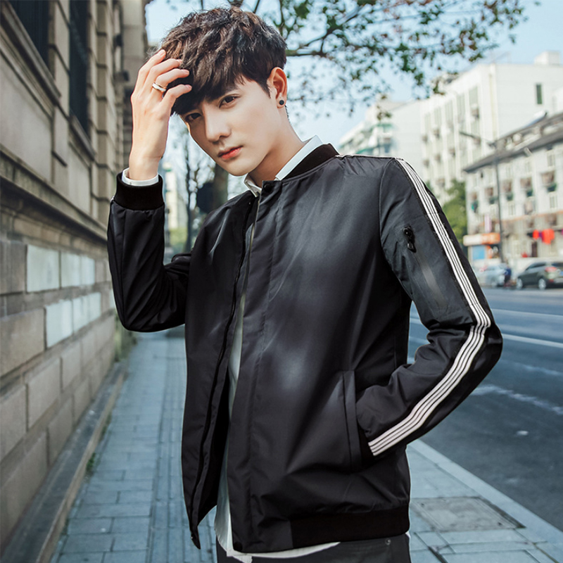 Men's Outerwear 2020 new spring and autumn casual stripe bomber jacket trend stand collar baseball collar Street men's jacket, 1701 army green
Men's Outerwear 2020 new spring and autumn casual stripe bomber jacket trend stand collar baseball collar Street men's jacket, 1701 army green