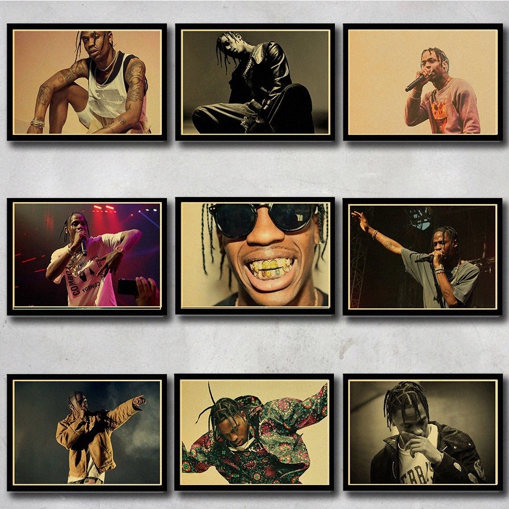 Vintage Travis ScoPoster Hip Hop Rap Music Singer Star Posters and Prints Art Painting Bar Home Room Decor Wall sticker eHmd#
Vintage Travis ScoPoster Hip Hop Rap Music Singer Star Posters and Prints Art Painting Bar Home Room Decor Wall sticker eHmd#