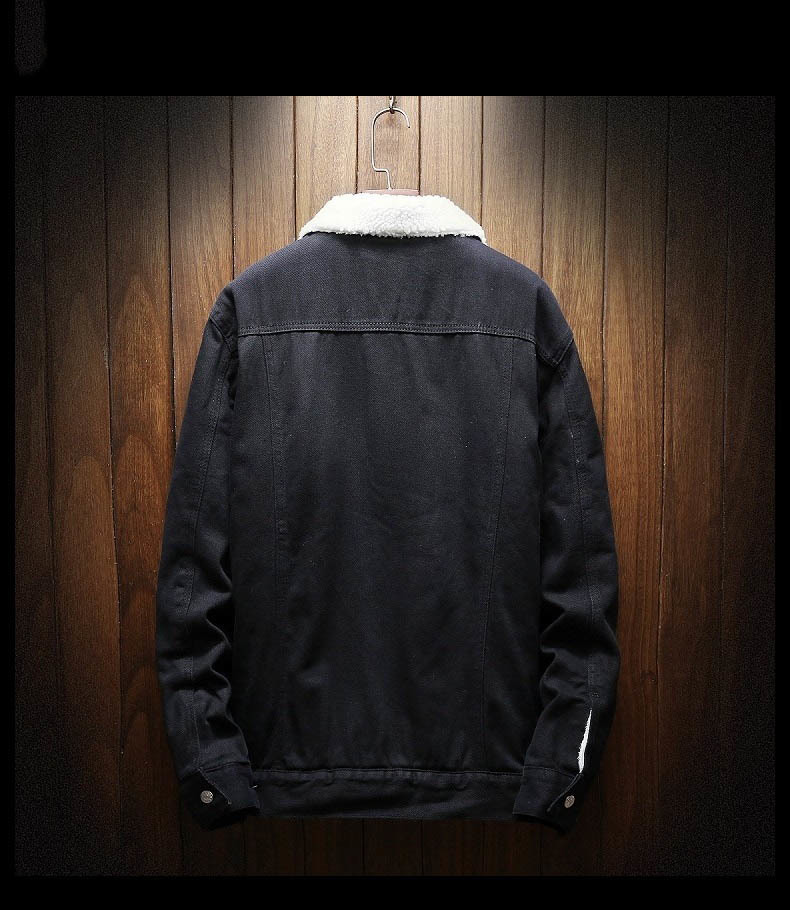 Men Winter Jean Jackets Outerwear Warm Denim Coats New Men Large Size Wool Liner Thicker Winter Denim Jackets Plus Size XS-6XL 201119