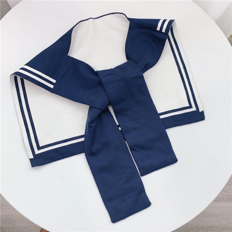 Scarves Autumn Korean Version Scarf 2021 Sailor Navy Collar Shawls Cotton For Women Embroidered Knitted Winter Female
Scarves Autumn Korean Version Scarf 2021 Sailor Navy Collar Shawls Cotton For Women Embroidered Knitted Winter Female