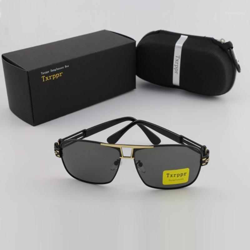 Txrppr New Polarized Sunglasses Men Women Driving Black Metal Frame Designer Sun GlassesWith Case1 
Txrppr New Polarized Sunglasses Men Women Driving Black Metal Frame Designer Sun GlassesWith Case1