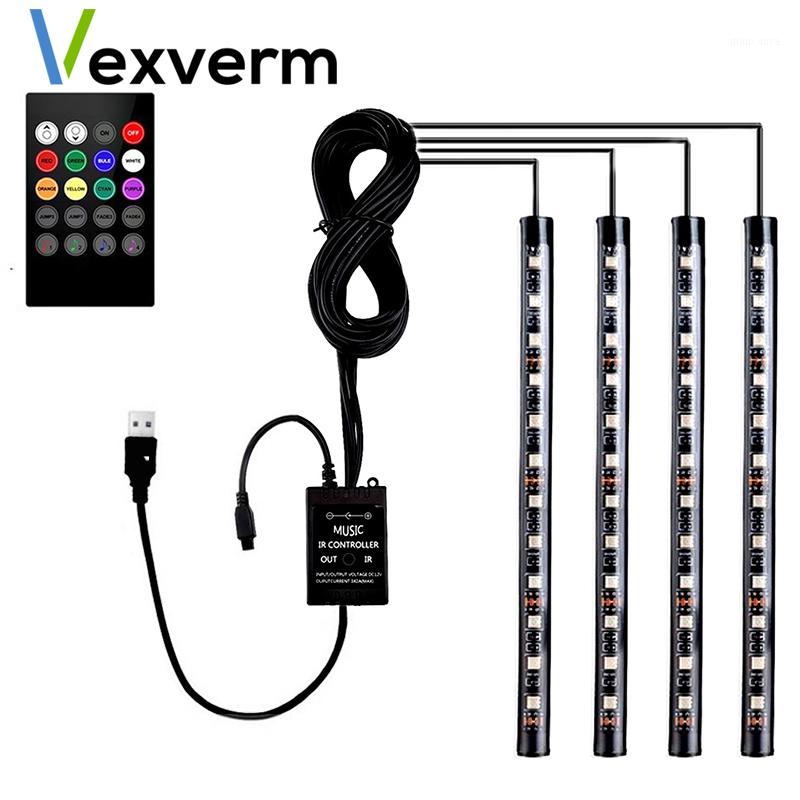 4pcs Car RGB LED Strip Interior Light Multicolor Music Atmosphere Sound Active Function LED Strip Lighting with USB Port1
4pcs Car RGB LED Strip Interior Light Multicolor Music Atmosphere Sound Active Function LED Strip Lighting with USB Port1