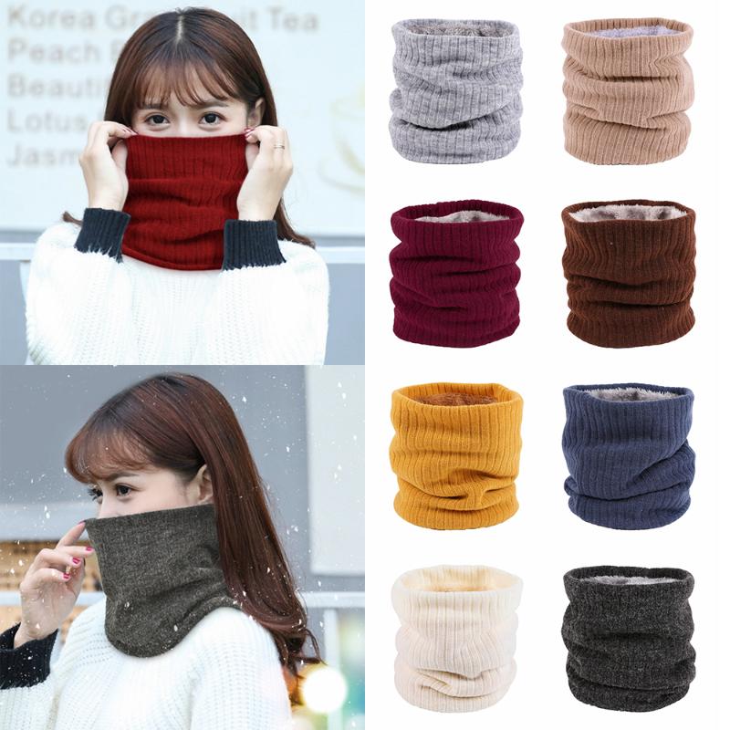 Scarves Unisex Winter Warm Scarf Soft Fleece Lined Thick Knitted Double-layer Neck Warmer Circle Loop Shawl Wrap Accessories
Scarves Unisex Winter Warm Scarf Soft Fleece Lined Thick Knitted Double-layer Neck Warmer Circle Loop Shawl Wrap Accessories