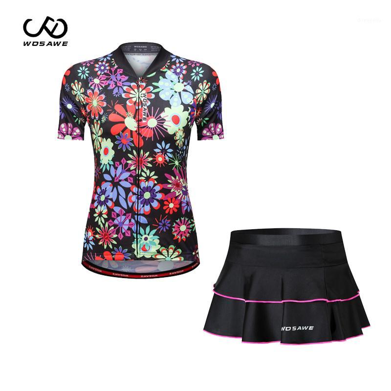 WOSAWE Summer Women Cycling jersey Short skirt Sleeve road Racing Bicycle Breathable Women Pattern Cyling chothing jersey Short1, 11
WOSAWE Summer Women Cycling jersey Short skirt Sleeve road Racing Bicycle Breathable Women Pattern Cyling chothing jersey Short1, 11