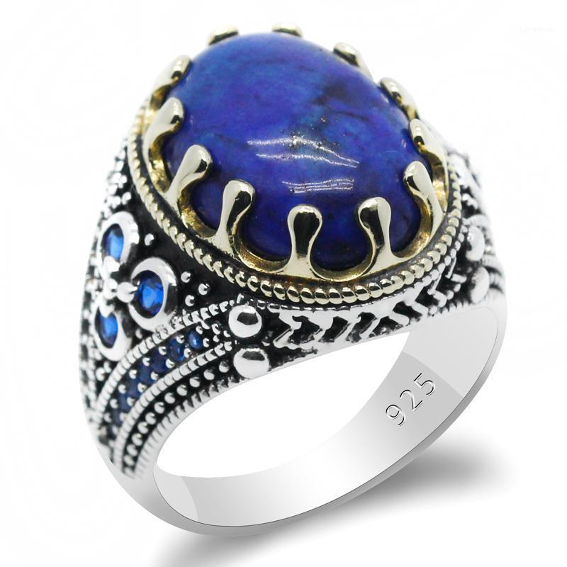 New best selling 925 sterling silver ring Turkish jewelry lapis lazuli ring men's fine jewelry1
New best selling 925 sterling silver ring Turkish jewelry lapis lazuli ring men's fine jewelry1