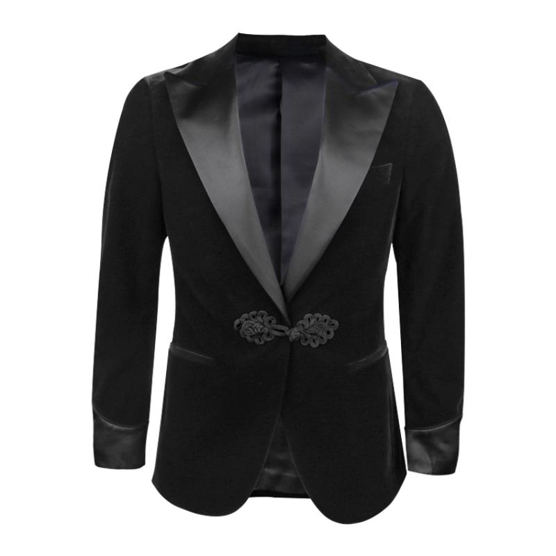 Black velvet Blazers Peaked Lapel Groomsman Jacket Retro button Bespoke Blazers 1 Piece Suit Jacket
Black velvet Blazers Peaked Lapel Groomsman Jacket Retro button Bespoke Blazers 1 Piece Suit Jacket