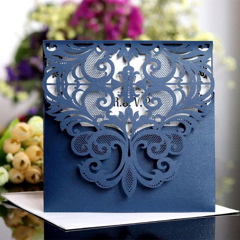 10PCS European Style Lace Wedding Invitations Cards Laser Greeting Card Wedding Party Supplies Business Style Invitation
10PCS European Style Lace Wedding Invitations Cards Laser Greeting Card Wedding Party Supplies Business Style Invitation
