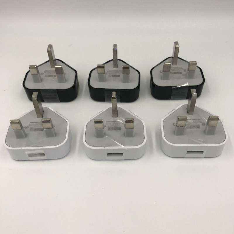 UK 3 Pin Mains Charger Adapter Plug 5V 1A USB Wall Adapter Samsung Galaxy S6 s8 S10 Note 10 Tablet Pc Universal charger for Apple Android
UK 3 Pin Mains Charger Adapter Plug 5V 1A USB Wall Adapter Samsung Galaxy S6 s8 S10 Note 10 Tablet Pc Universal charger for Apple Android
