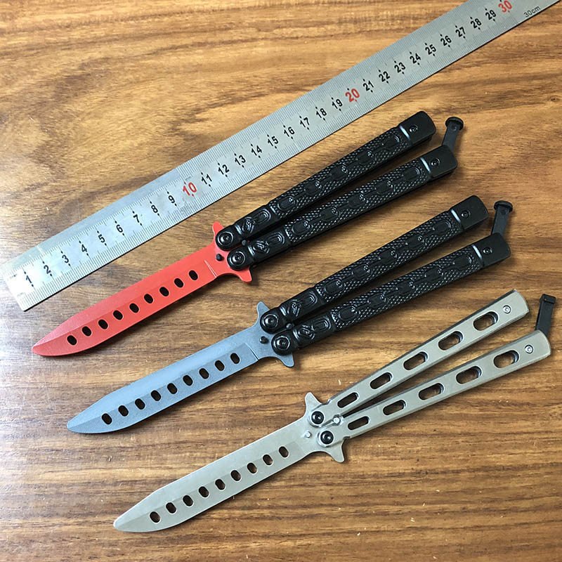 Balisong trainer knife not sharp Butterfly Trainer swing trainning jilt knife Hom Basilisk sea Snake monster BM31 BM40 BM42 BM43 BM46 BM47
Balisong trainer knife not sharp Butterfly Trainer swing trainning jilt knife Hom Basilisk sea Snake monster BM31 BM40 BM42 BM43 BM46 BM47