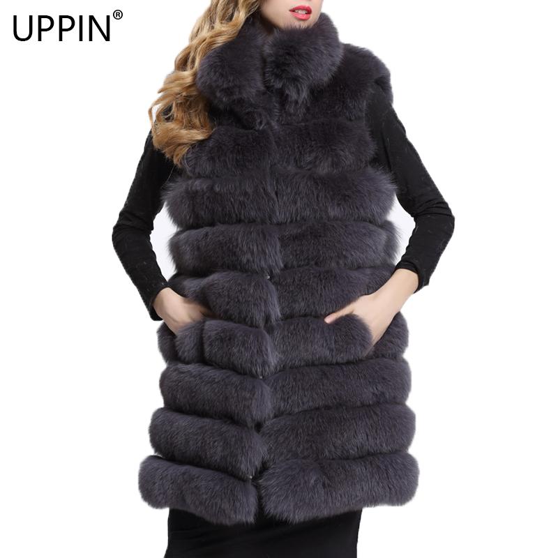 UPPIN 2020 New Luxury Women Fur Coat Long Style Fake Fur Vest Winter Warm Slim Fashion Women Jacket Faux casaco feminino, Black
UPPIN 2020 New Luxury Women Fur Coat Long Style Fake Fur Vest Winter Warm Slim Fashion Women Jacket Faux casaco feminino, Black