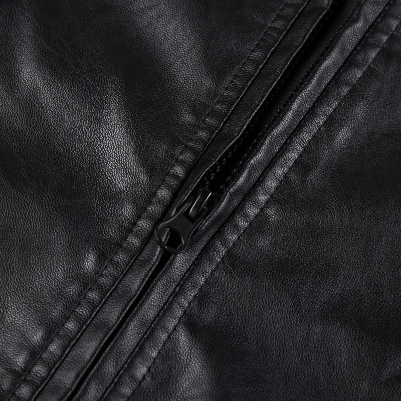Leather Jacket Men Bomber Baseball Jackets Biker Mens Pu Coat Faux Pilot Varsity Business Top Leather Black Slim Fit Motorcycle 201128