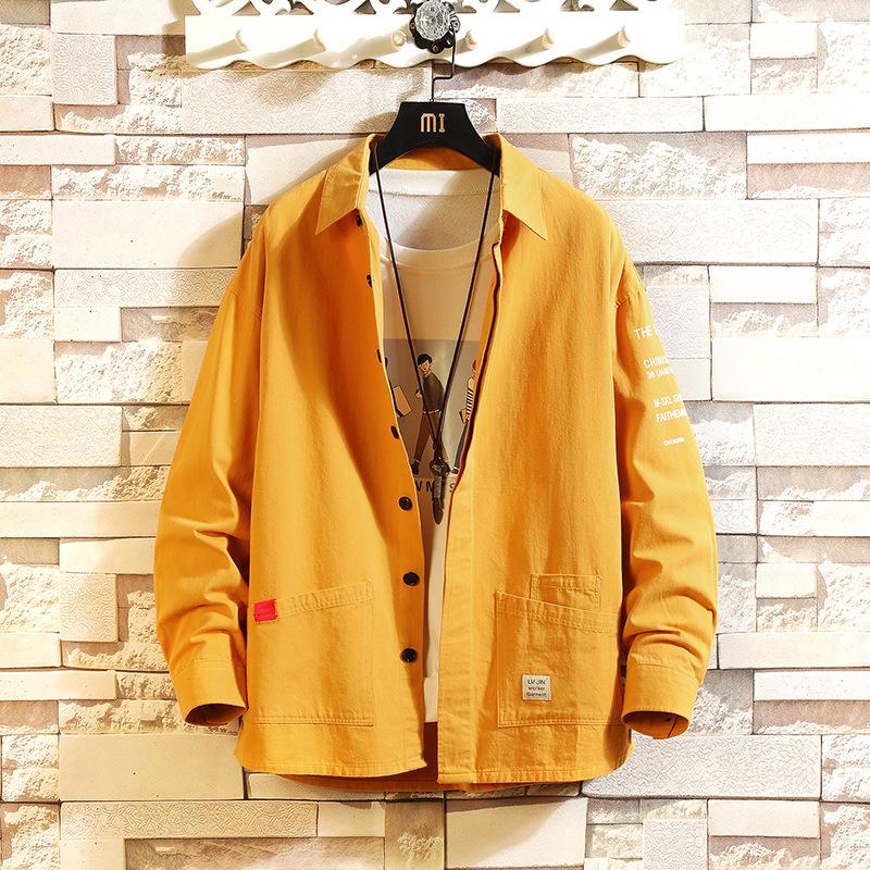 #0155 Men's Shirts With Long Sleeve 2020 Front Pockets Loose Japanese Style Casual Shirts For Men High Quality Cotton Fashions, Black
#0155 Men's Shirts With Long Sleeve 2020 Front Pockets Loose Japanese Style Casual Shirts For Men High Quality Cotton Fashions, Black