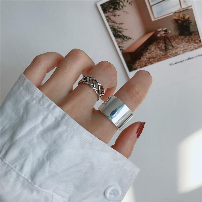 Cluster Rings For Women Korean Fashion Sterling 925 Silver Simple Ring Jewelry Accessories Wholesale
Cluster Rings For Women Korean Fashion Sterling 925 Silver Simple Ring Jewelry Accessories Wholesale