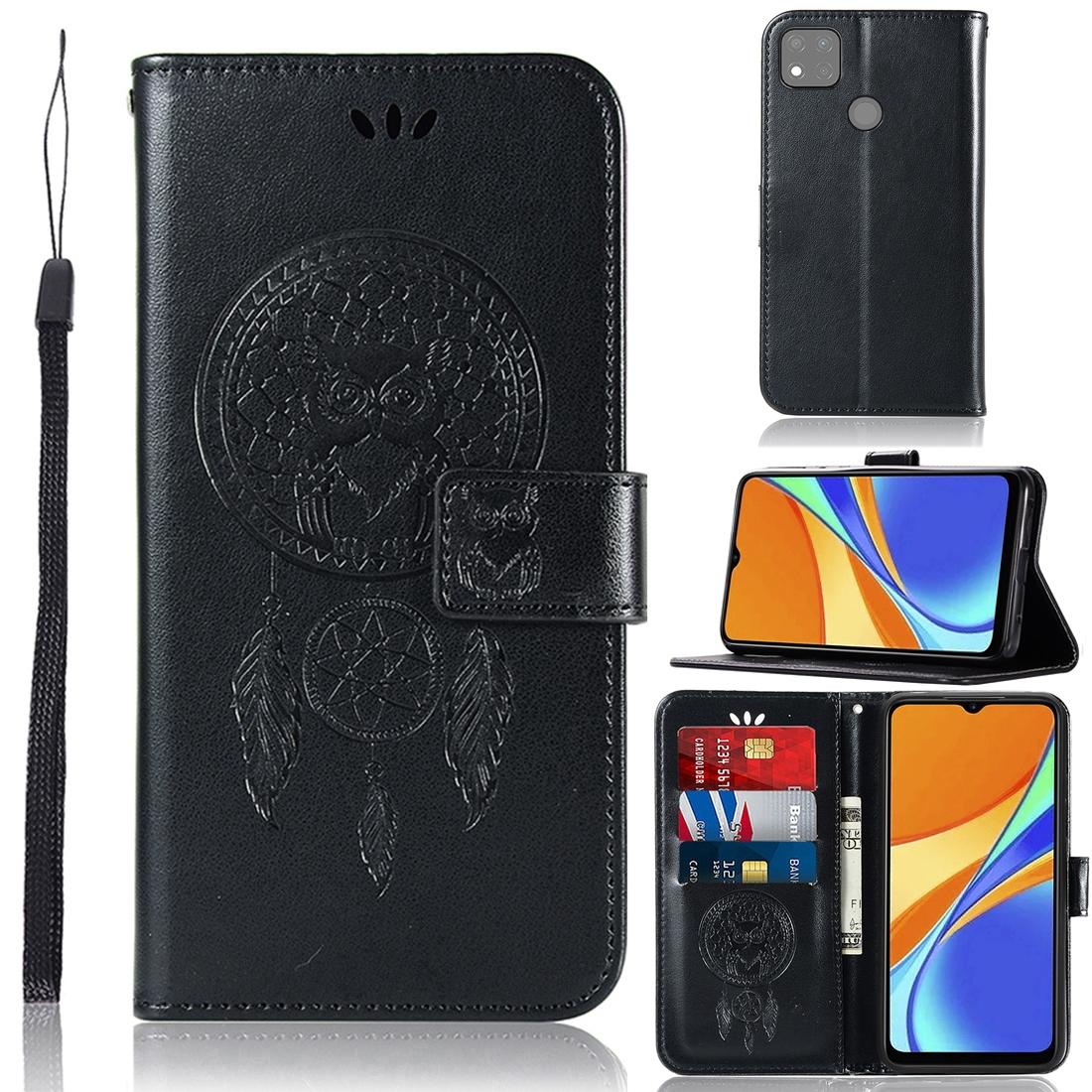 For Xiaomi Redmi 9C Wind Chime Owl Embossing Pattern Horizontal Flip Leather Case with Holder Card Slots Wallet
For Xiaomi Redmi 9C Wind Chime Owl Embossing Pattern Horizontal Flip Leather Case with Holder Card Slots Wallet