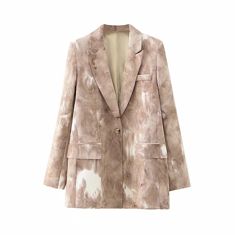 2021 New Tie Dye Longos Moda Senhoras Elegante Solto Jaqueta Ternos Do Vintage Feminino Blazers Meninas Chique IGQL, Camel
2021 New Tie Dye Longos Moda Senhoras Elegante Solto Jaqueta Ternos Do Vintage Feminino Blazers Meninas Chique IGQL, Camel
