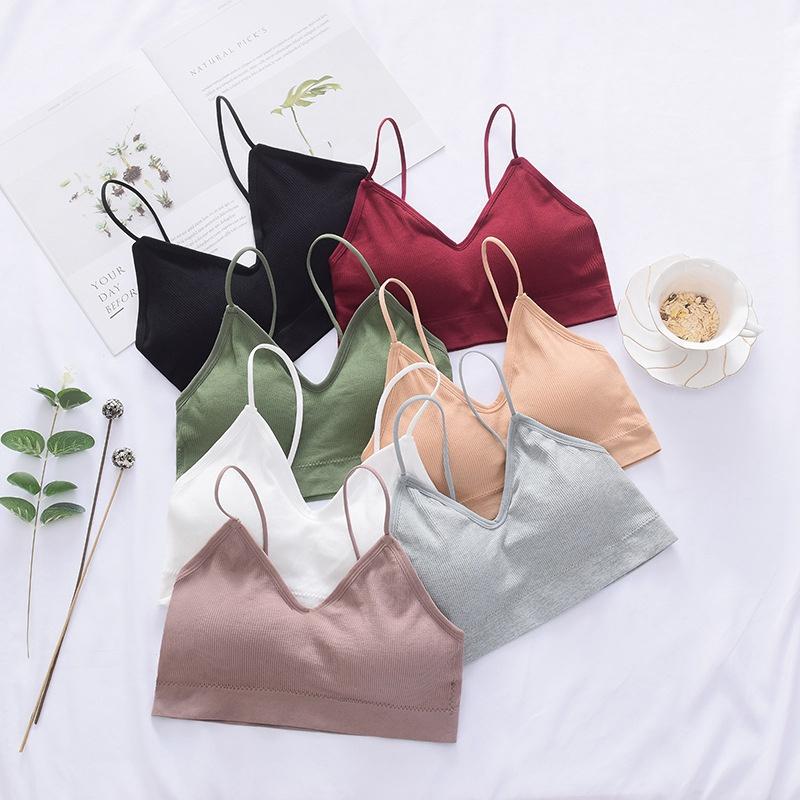 Sexy Lingerie Strap Tank Top Women Padded Bra Top Push Up Wireless Tube Tops Bralette, Black
Sexy Lingerie Strap Tank Top Women Padded Bra Top Push Up Wireless Tube Tops Bralette, Black