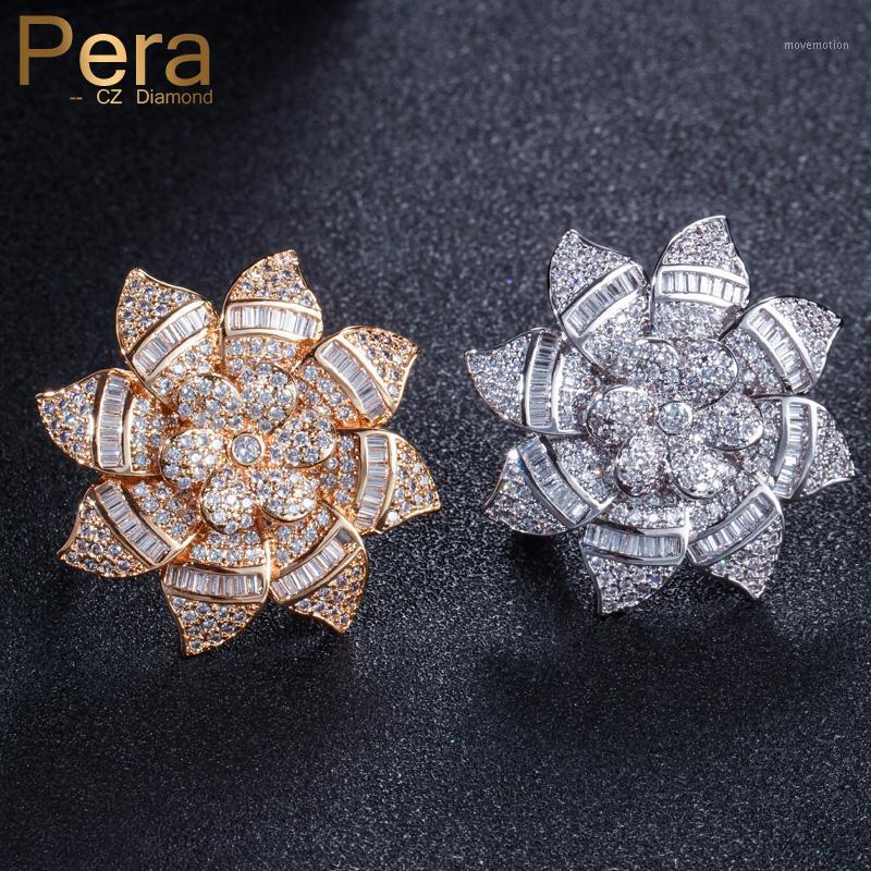 Pera New Fashion Rings Jewelry Accessories Big Flower Shape Micro Pave Cubic Zirconia Finger Rings for women R0891
Pera New Fashion Rings Jewelry Accessories Big Flower Shape Micro Pave Cubic Zirconia Finger Rings for women R0891