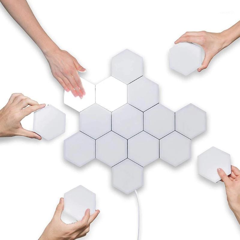 5PCS/Set LED Quantum Hexagonal Wall Lamp Creative White LED Night Light Touch Sensitive Hexagonal Lamps Modular Wall Lampara1
5PCS/Set LED Quantum Hexagonal Wall Lamp Creative White LED Night Light Touch Sensitive Hexagonal Lamps Modular Wall Lampara1
