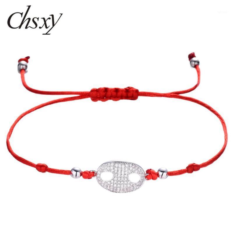 CHSXY 2020 New Original Micro Paved CZ Pig Nose Charm Bracelet Lucky Red String Bracelets for Baby Girls Cubic Zirconia Jewelry1
CHSXY 2020 New Original Micro Paved CZ Pig Nose Charm Bracelet Lucky Red String Bracelets for Baby Girls Cubic Zirconia Jewelry1